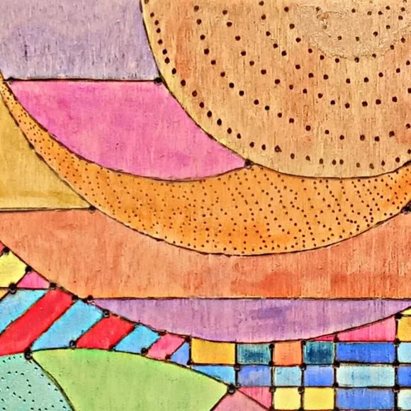 🎨ArtBurn Of Brown County - Wheels In MY Mind Keep Turning! - Picture 4 of 6